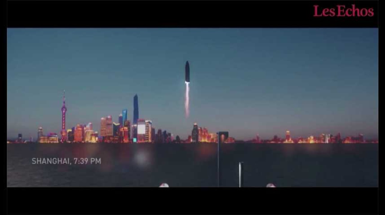 Des fusées pour relier les villes entre elles,...