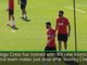 Costa trains with Atletico Madrid