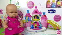 Bebé Lucía y el castillo mágico Princesas Disney de juguetes Chicco con Princesa Aurora y Cenicienta