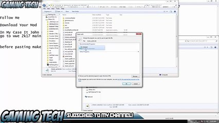 How To Install Mods On WWE 2K17 Pc! Tutorial