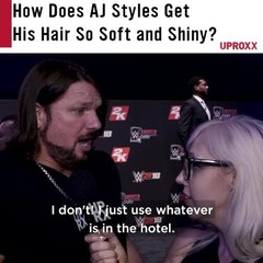 How Does AJ Styles Get His Hair So Soft and Shiny?