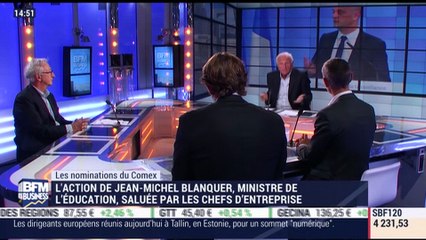 Les nominations du Comex: Jean-Michel Blanquer et Benoît Nicolas - 29/09