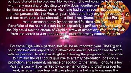 Pig 2017 Chinese Horoscope Predictions