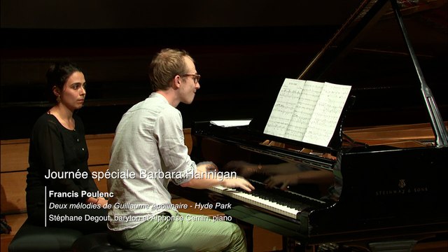 Poulenc | Mélodie de Guillaume Apollinaire - Hyde Park par Stéphane Degout & Alphonse Cemin