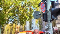 [Christoph 15 in München] Landung/Start auf Münchner Goetheplatz   Absperrung durch BF/Polizei