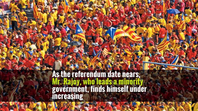 As Catalonia Independence Referendum Nears, Madrid Escalates Tensions