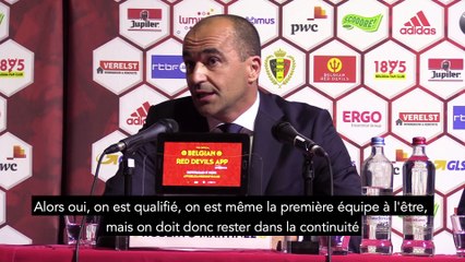 Roberto Martinez: "Radja, c'est une décision purement footballistique"