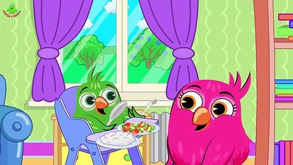 Bird Family Bad Kids Baby Crying Check Up Johny Johny Yes Papa Song Nursery Rhymes for Chi