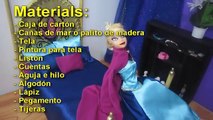 Manualidades para muñecas: Haz una cama para la muñeca Anna o Elsa de la película Frozen