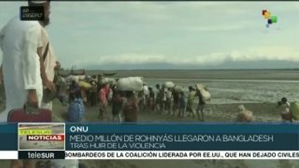 500 mil rohingyas se refugian en Bangladesh por violencia en Myanmar