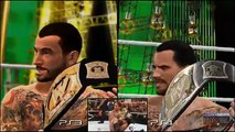 WWE 2K15: PS3 vs PS4 vs Real Life (CM Punk vs. John Cena) - Ultimate Comparison