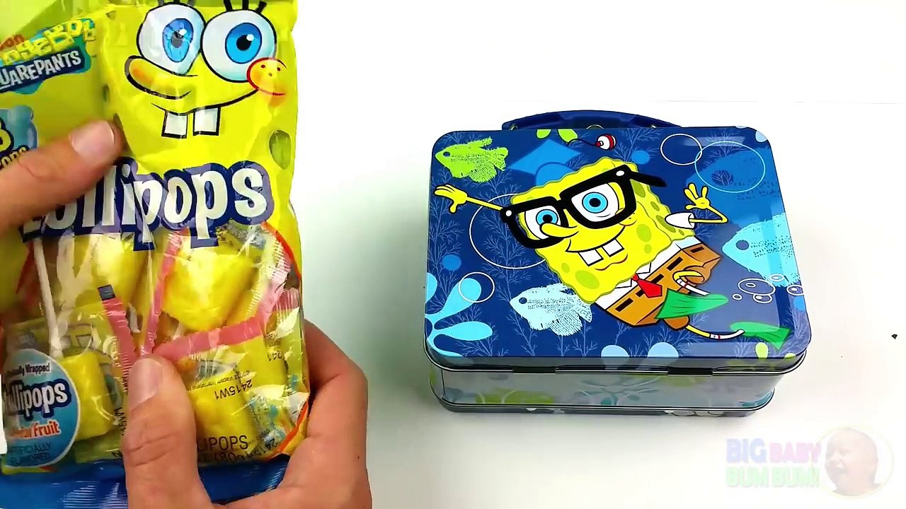 Big Baby Bum Bum Surprise Egg Lunchbox! SpongeBob Squarepants Edition!