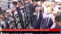 Mimar Sinan Uluslararası Proje Olimpiyatları Ödül Töreni