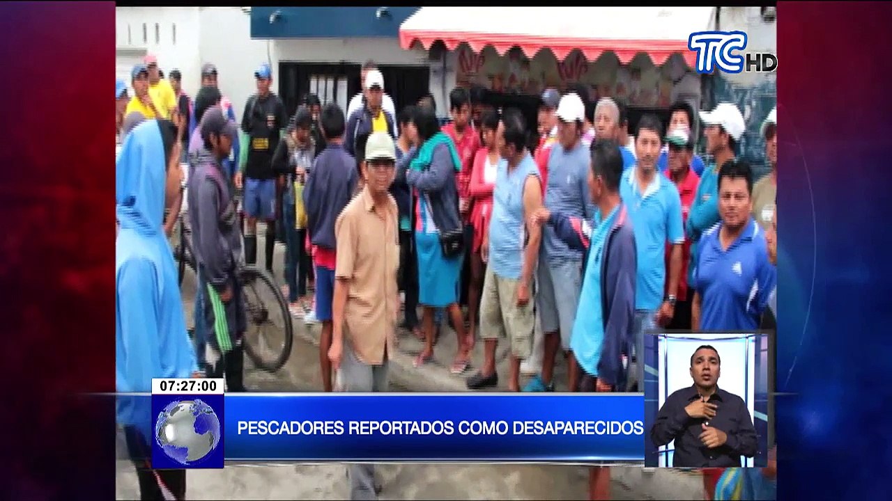 Pescadores reportados como desaparecidos