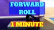 1 minute to learn circus, acrobatics forward roll