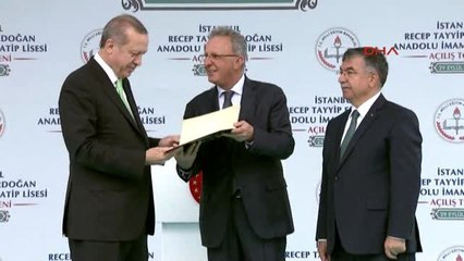 Cumhurbaşkanı Erdoğan Yeniden Yapılan Lisesinin Açılışına Katıldı