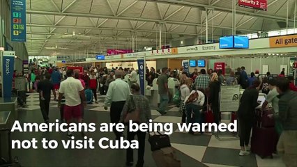 U.S. warns Americans against visiting Cuba after 'specific attacks' on diplomats