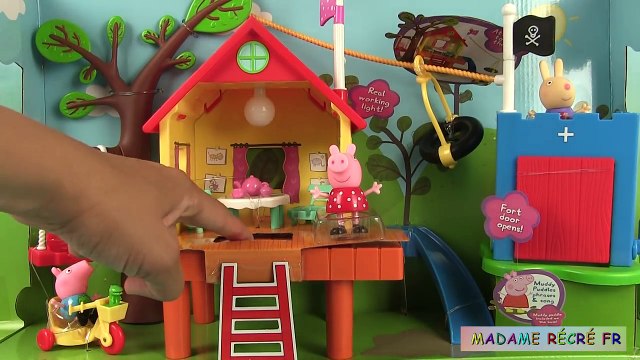 Peppa Pig Jouets Cabane dans larbre Peppa Pigs Treehouse & Georges Fort
