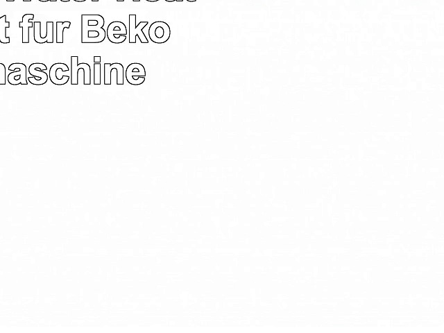 spares2go Water Heater Element für Beko Waschmaschine