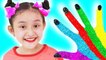 Bad Baby Learn Colors for Children Body Paint Finger Family Song Nursery Rhymes Learning Video