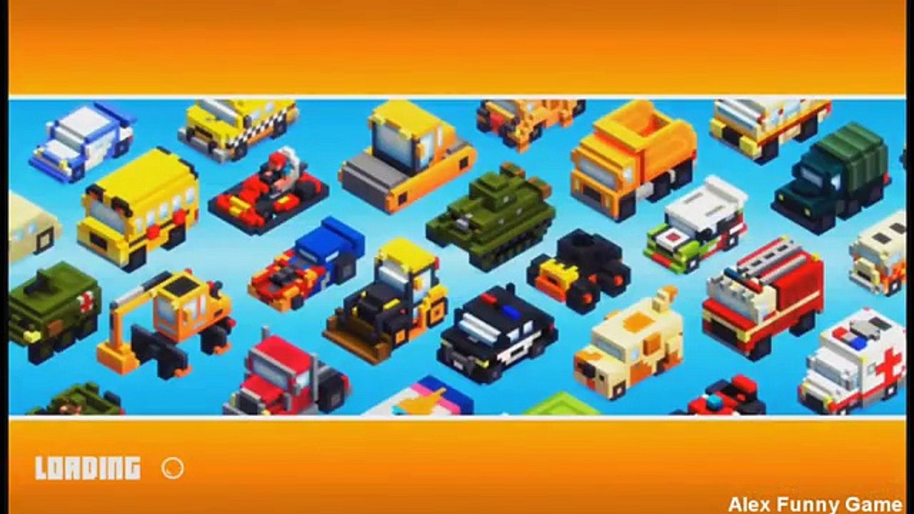 BLOCKY HIGHWAY #2. ИГРА КТО ДАЛЬШЕ ПРОЕДЕТ. Городские машины.Мультфильм про машинки.