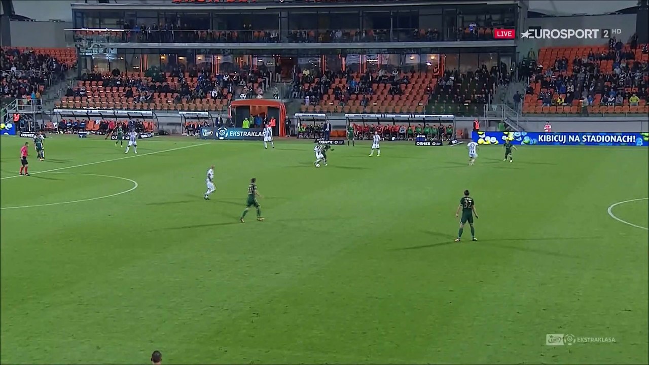 1-1 Aleksandar Kolev Goal Poland  Ekstraklasa - 29.09.2017 Sandecja 1-1 Slask Wroclaw