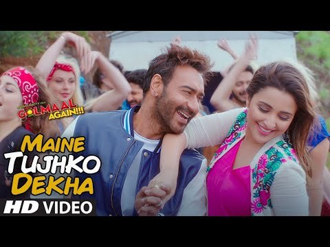 MAINE TUJHKO DEKHA (Golmaal Again) | Ajay Devgn | Parineeti | Arshad | Tusshar | Shreyas | Tabu