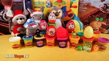 AWESOME! Play Doh Surprise Toy Eggs Kinder Barbie Disney Angry Birds Hello Kitty Phineas & Ferb