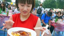 【台灣Festival】櫻花妹初體驗！！吃到台灣食物的反應是？！跟江里奈來到上野台灣Festival！！Taiwanese food/シュアンHsuan 秋本江里奈