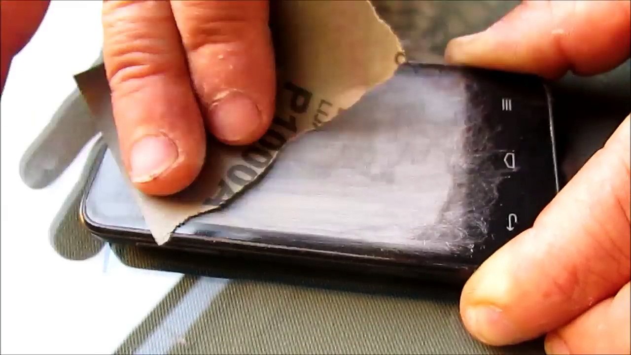 Como eliminar rayones de cualquier celular