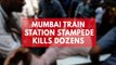 Footage shows huge crowd moments before deadly stampede kills dozen at Mumbai train station