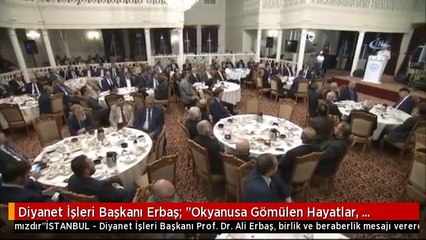 Diyanet İşleri Başkanı Erbaş: "Okyanusa Gömülen Hayatlar, Ortak Acılarımızdır"