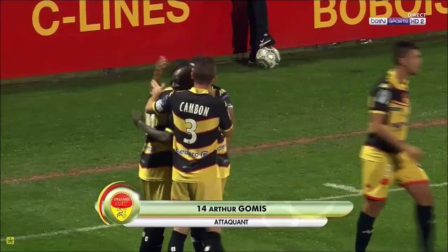 1-0 Yannick Gomis Goal France Ligue 2 - 29.09.2017 US Orléans 1-0 Valenciennes FC