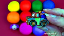 Play-Doh Surprise Eggs Cars 2 Disney Planes Frozen Peppa Pig Lalaloopsy Toy Story Smurfs FluffyJet