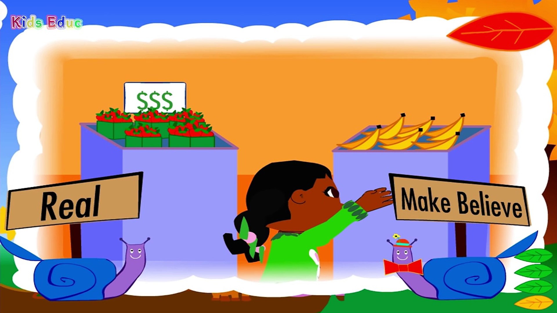 Real Or Make Believe Differences Fiction From Non Fiction Funny Game For Babies And Kids Video Dailymotion