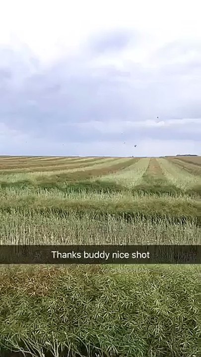 Meal Drop From a Plane