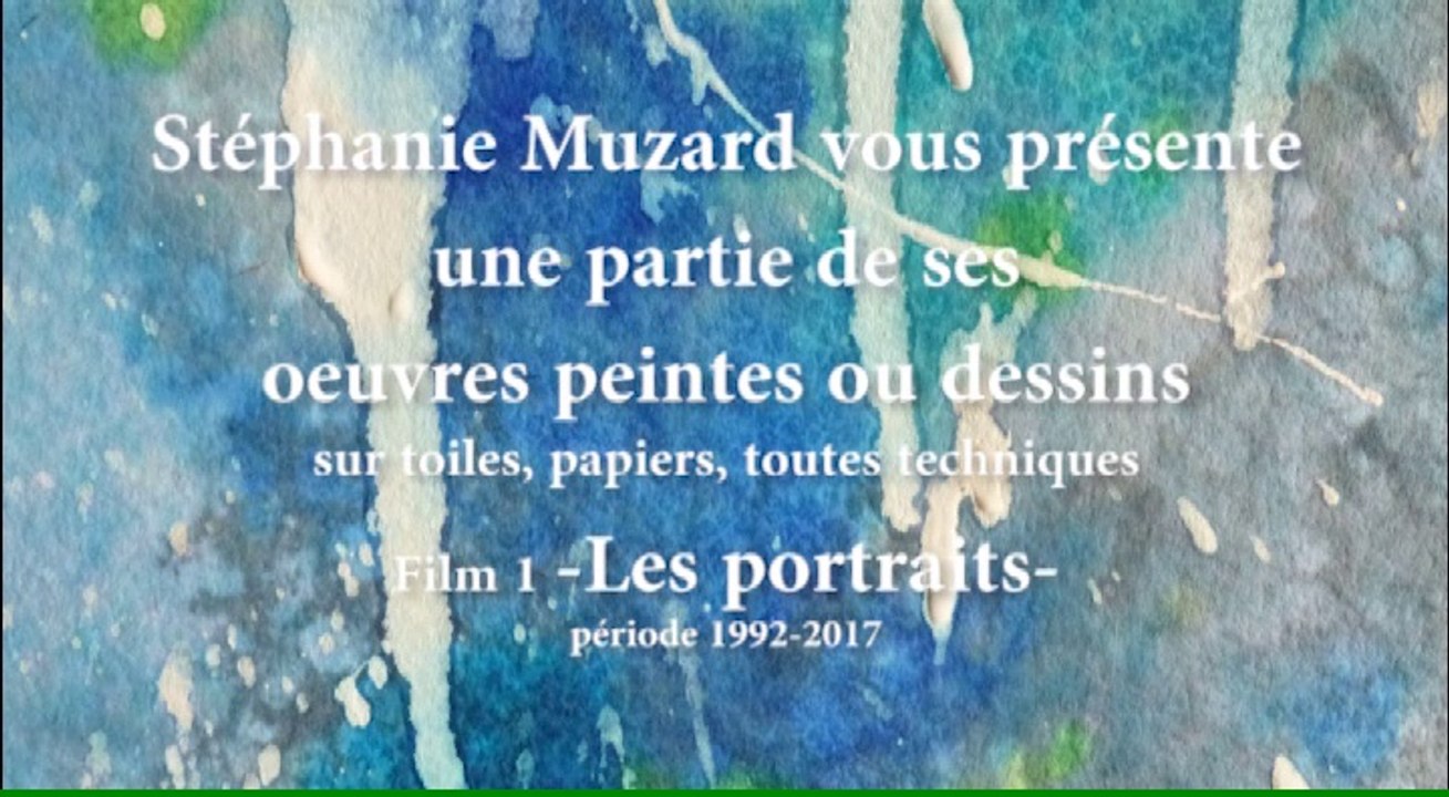 L'Atelier des Muses, film n°1 : "les portraits" par Stéphanie Muzard