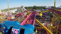 LONGEST SLIDE   Scary Fun Rides at the FAIR OUTDOOR Family Fun Amusement Park For Kids