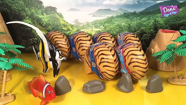 8 CORAL FISH ANIMALS SURPRISE 3D Puzzle Toys - Clown Fish Sea Horse Lion Fish Cow Fish Frog Fish