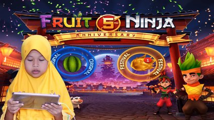 Fruit Ninja ❤ Game for Kids I Seru Banget