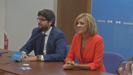 Miras, aclamado como presidente del PP de Murcia