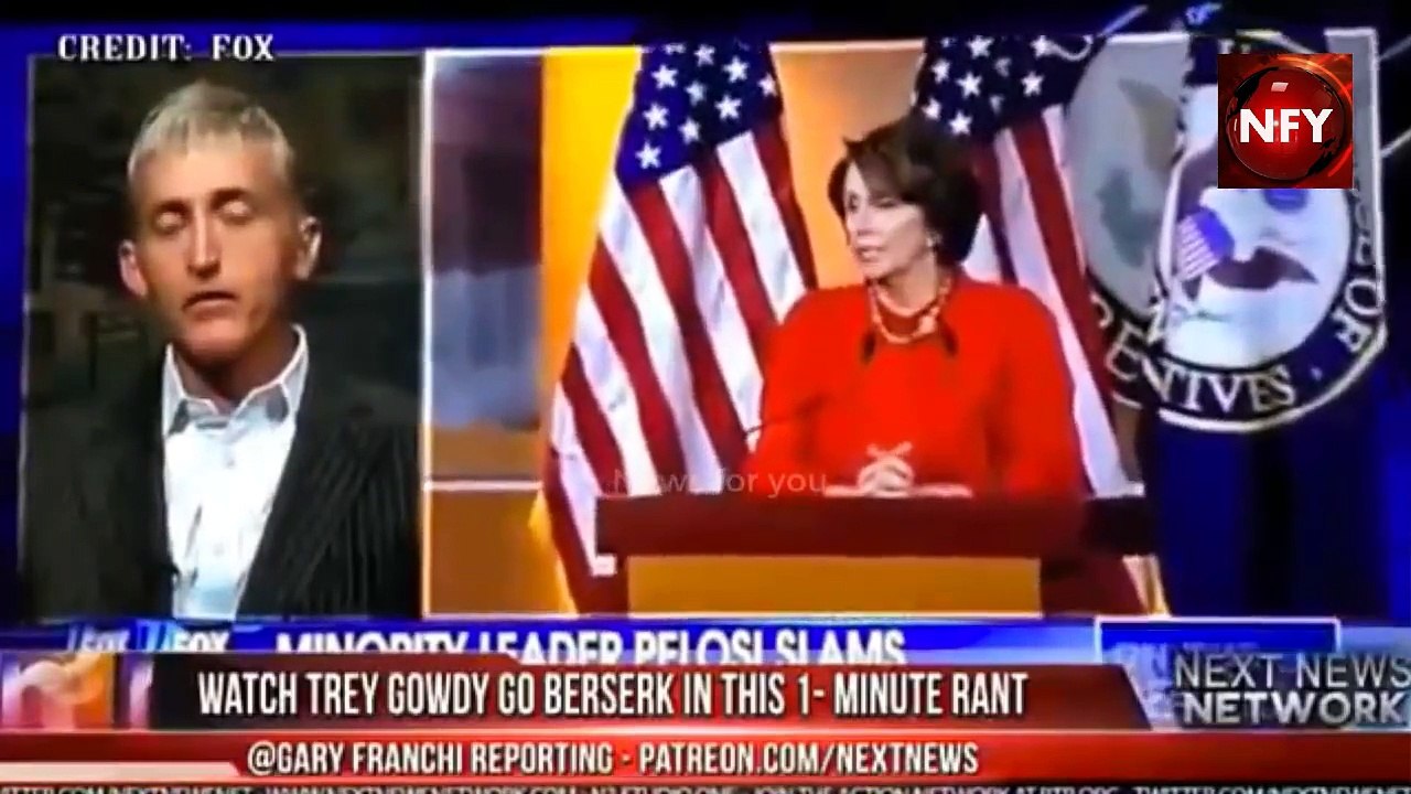 Trey Gowdy WIPED The Floor With Awful Nancy Pelosi!!!
