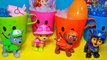 Patrulha Canina COPOS SURPRESAS Familia Peppa Pig Brinquedos Aprendendo Cores Ingles Colors Orbeez