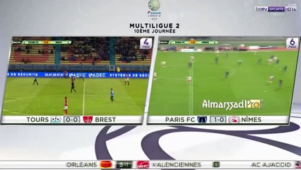 Les buts Paris FC - Nîmes