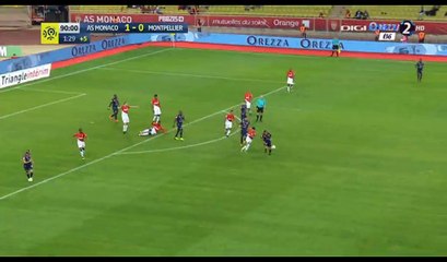 Souleymane Camara Goal - Monaco 1-1 Montpellier - 29-09-2017 HD