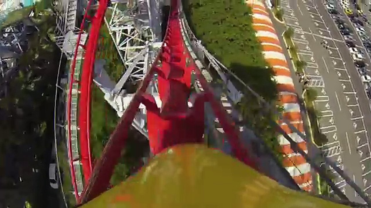 Steel Dragon 2000 New B&M Trains Roller Coaster POV Nagashima Spaland new