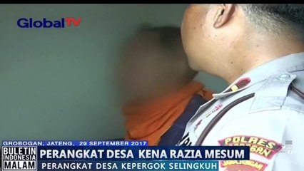 Asik Bercinta, Seorang Perangkat Desa Terciduk Razia Petugas Gabungan di Jawa Tengah