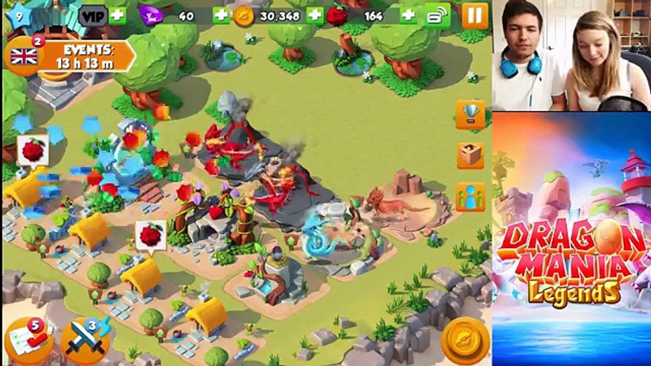 Dragon Mania Legends - CUTEST GAME EVER! - Fighting Dragons With MasterOv!