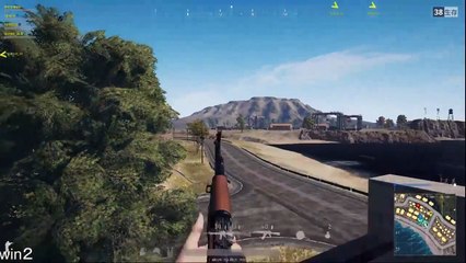 【PUBG】野良の日本人と恋バナ発展からの無双劇場【FPS視点】