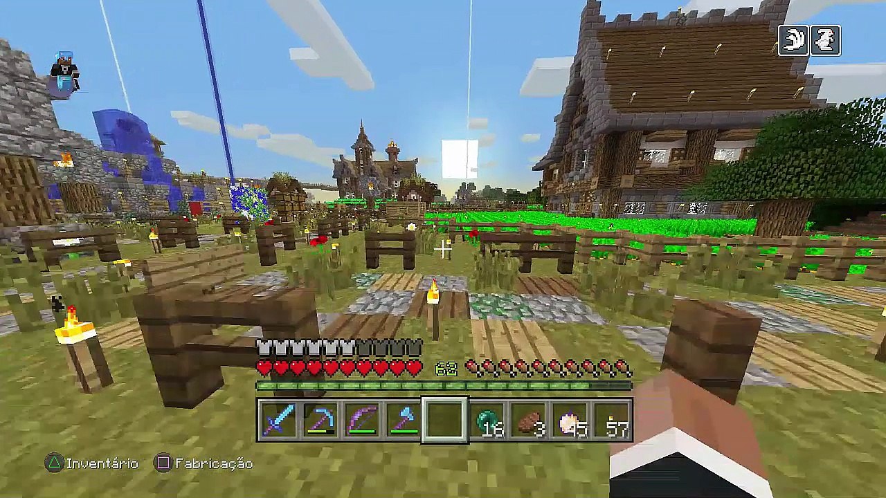 MINECRAFT Novo Bioma do Gelo e Urso Polar 071